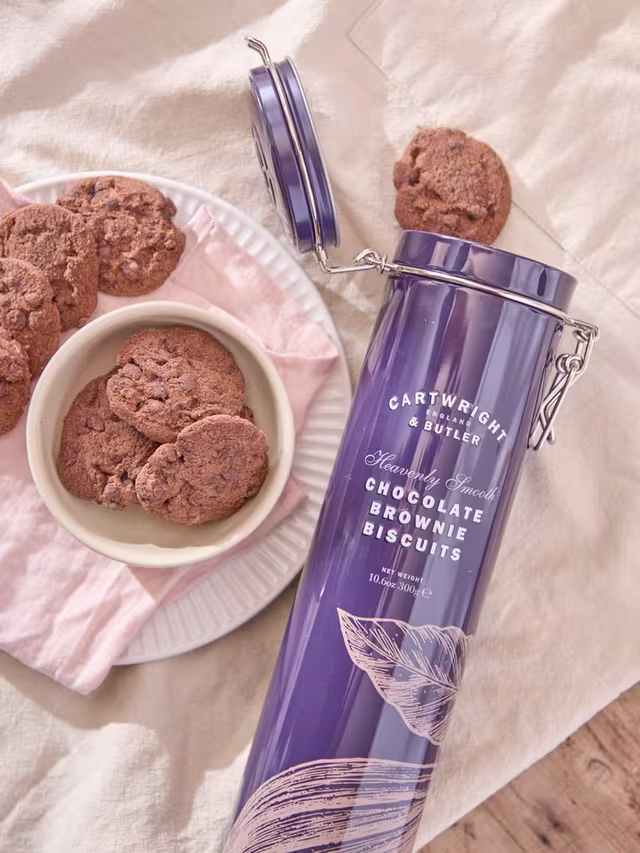 Cartwright & Butler Chocolate Browne Biscuits In Tin- 300g