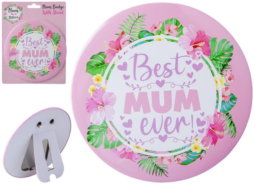 Jumbo Mum Badge- 15cm