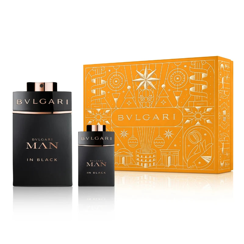 Bvlgari Man In Black EDP 100ml Male Gift Set Perfume