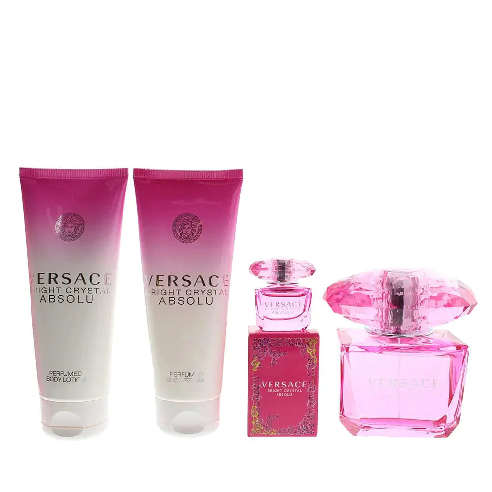 Versace Bright Crystal Absolu 90ml EDP Female Gift Set Celebrations