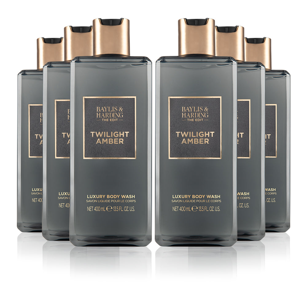 Set of 6 EDIT Twilight Amber Body Wash- 400ml