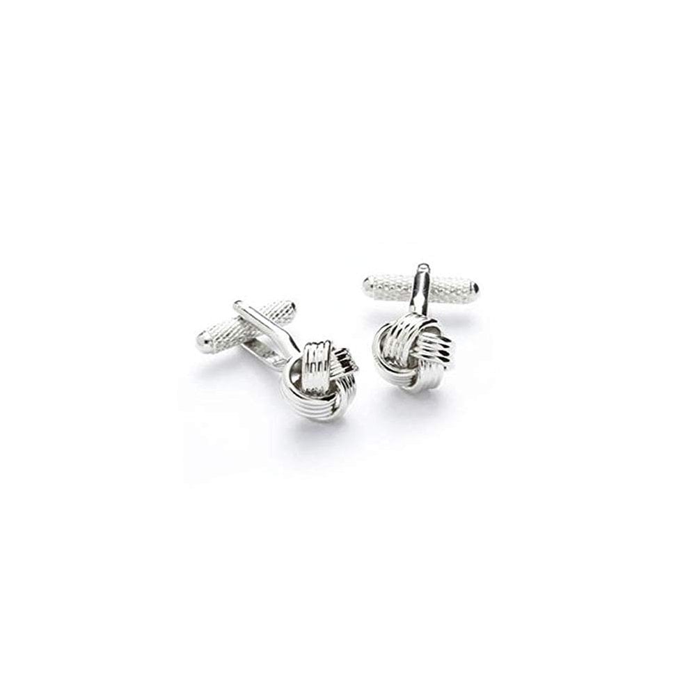 Onyx Art Rhodium Knot Cufflinks Celebrations