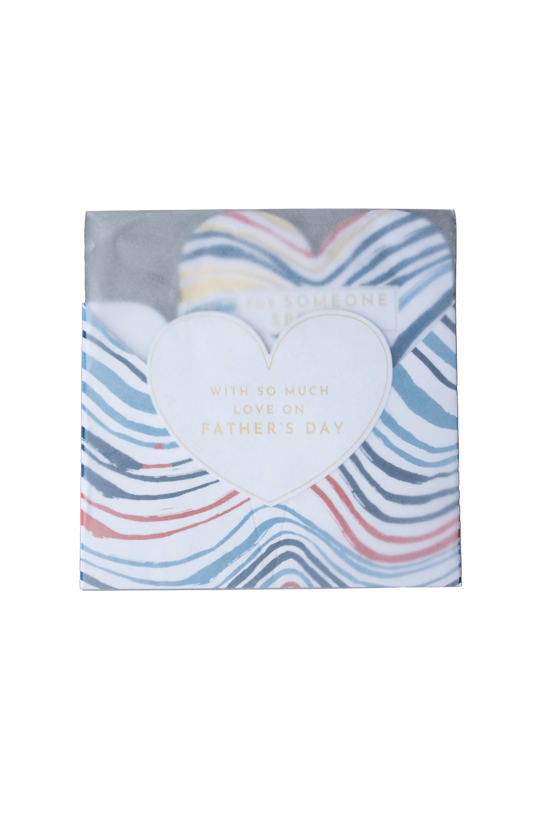 Heart Design Father's Day Greeting Card
