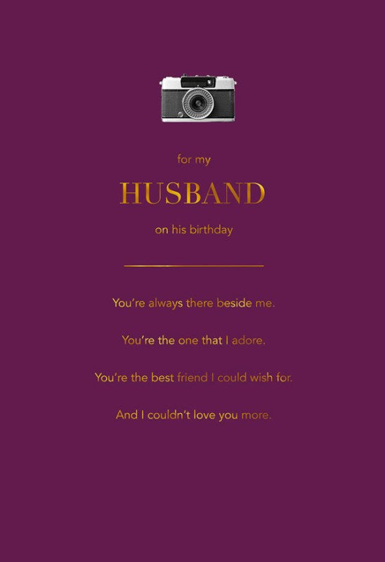 Husband Birthday Greeting Card