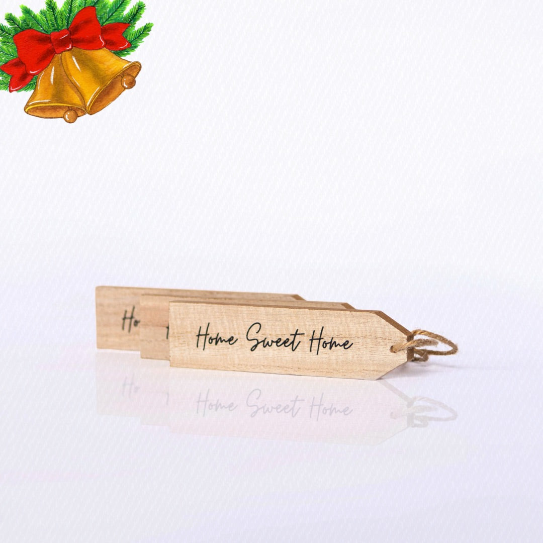 Meadow Wooden Plaque- Home Sweet Home