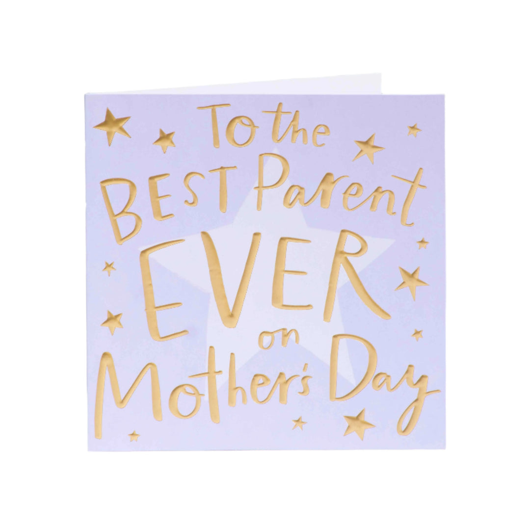 Gold Accent Starry Mother's Day Greeting Card