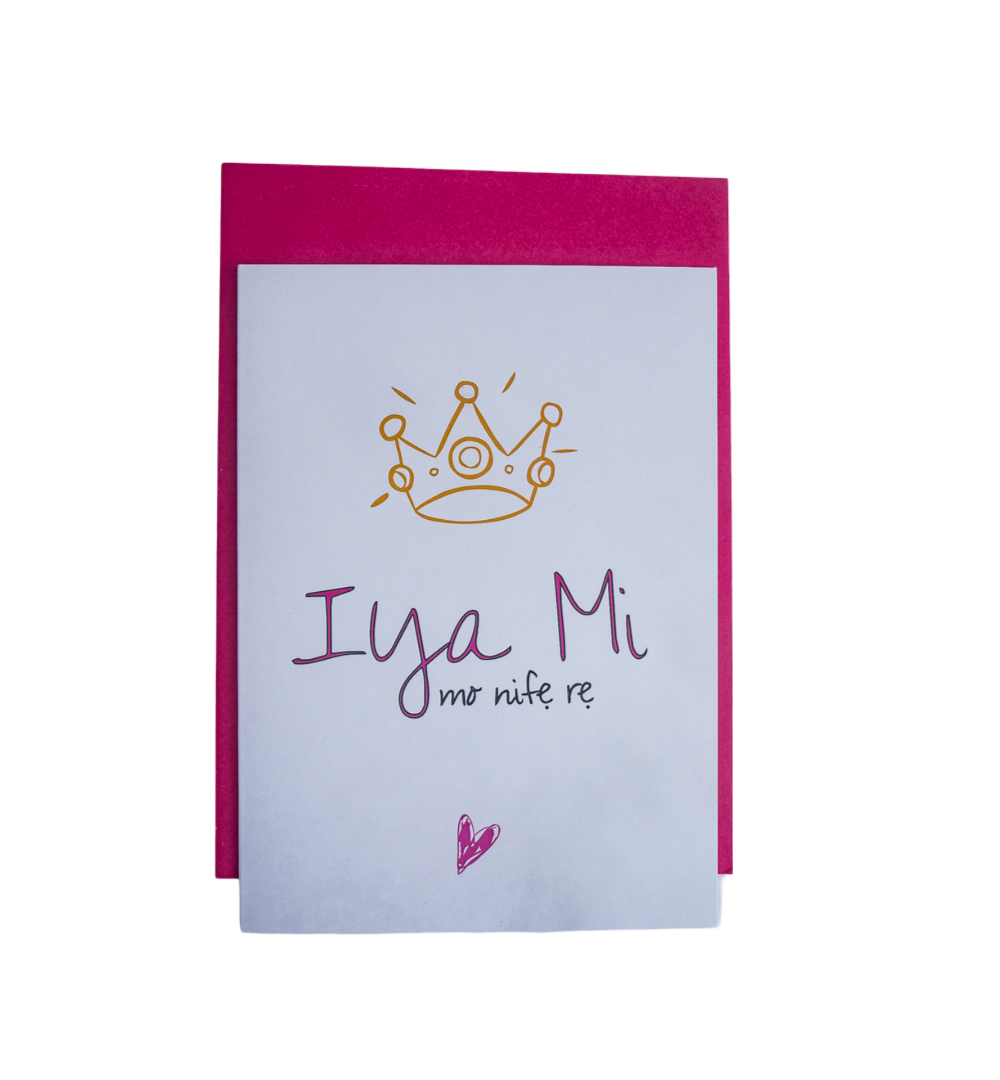 Sparkling Crown Mother’s Day Greeting Card