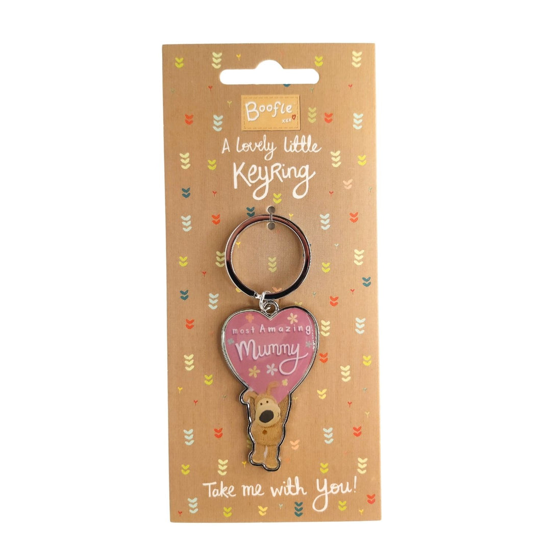 Boofle Amazing Mummy Pawsitively Smitten Keyring