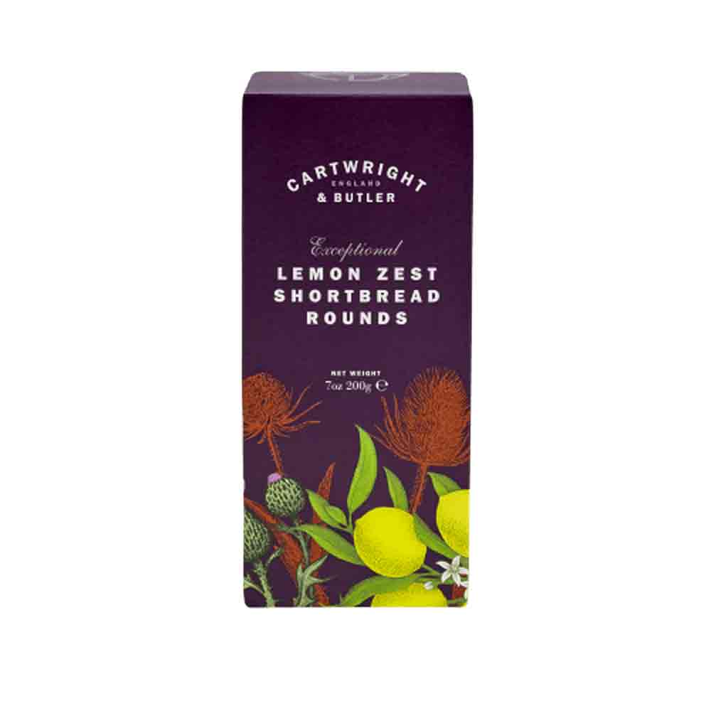 Cartwright & Butler Lemon Zest Shortbread Biscuit, 200g