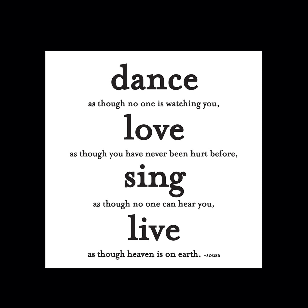 Quotable Magnet - Dance Love Sing
