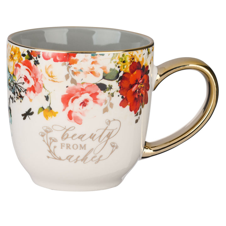 CAG Floral Ceramic Beauty From Ashes Mug