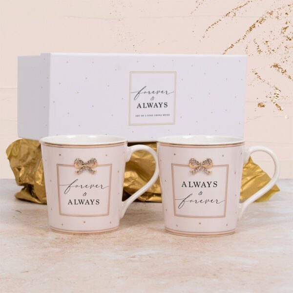 Madelaine Forever & Always Mug Set of 2