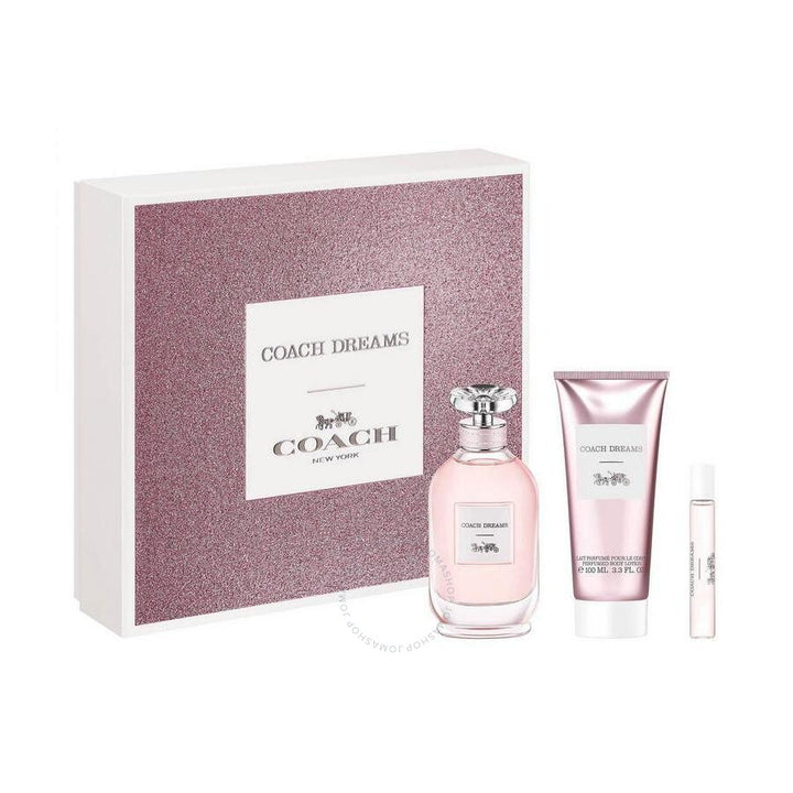 Coach Dreams 90ml EDP 3 Piece Female Gift Set