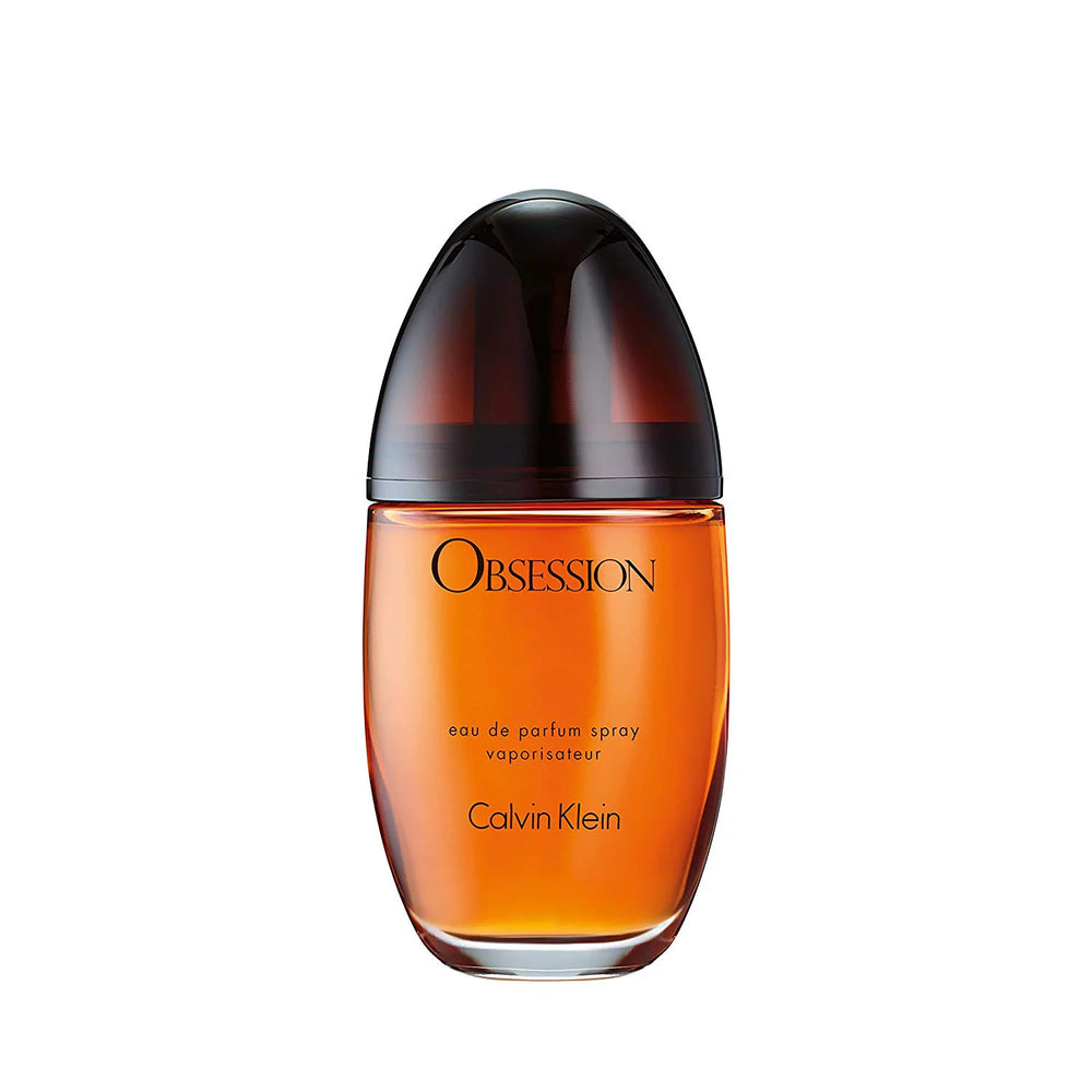 Calvin Klein Obsession 100ml Eau de Parfum for women in sleek amber bottle, a timeless personal fragrance from the Health & Beauty category.