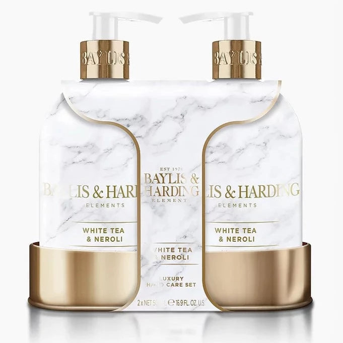 Baylis & Harding White Tea & Neroli Luxury Hand Care Set- 500ml