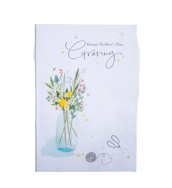 Flowery Granny Mother's Day Greeting Card