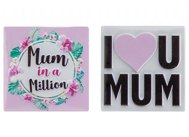 I Love You Mum Resin Magnet