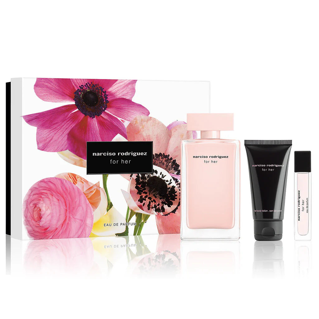 Narciso Rodriguez 100ml EDP 3Pc Female Gift Set