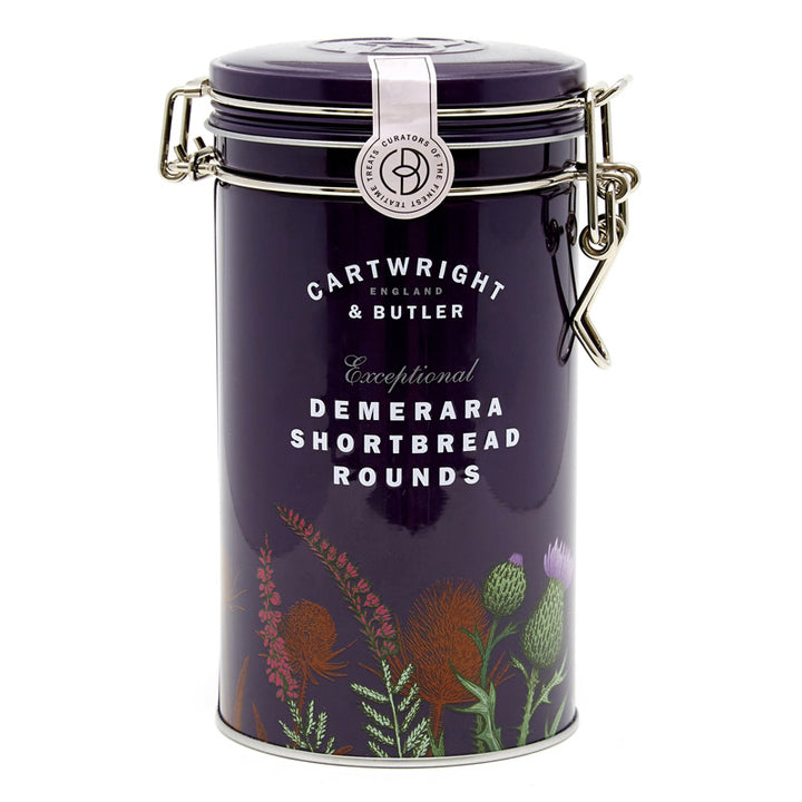Cartwright & Butler Demerara Shortbread Biscuits in Tin, 200g
