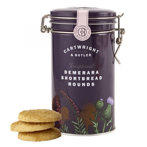Cartwright & Butler Demerara Shortbread Biscuits in Tin, 200g