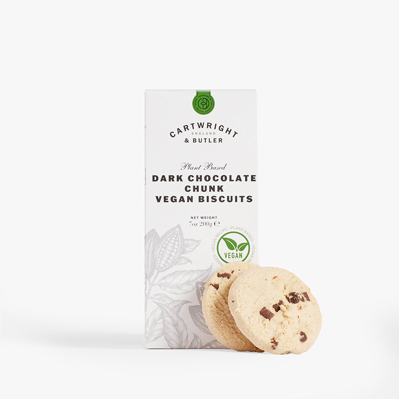 Cartwright & Butler Vegan Dark Chocolate Chunks Biscuits, 200g