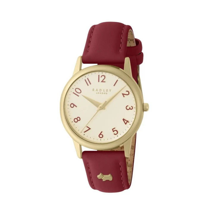 Radley Red Leather Strap Watch
