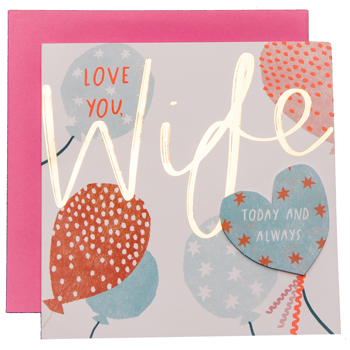Love you, Today & Always Birthday Greeting Card For Wife