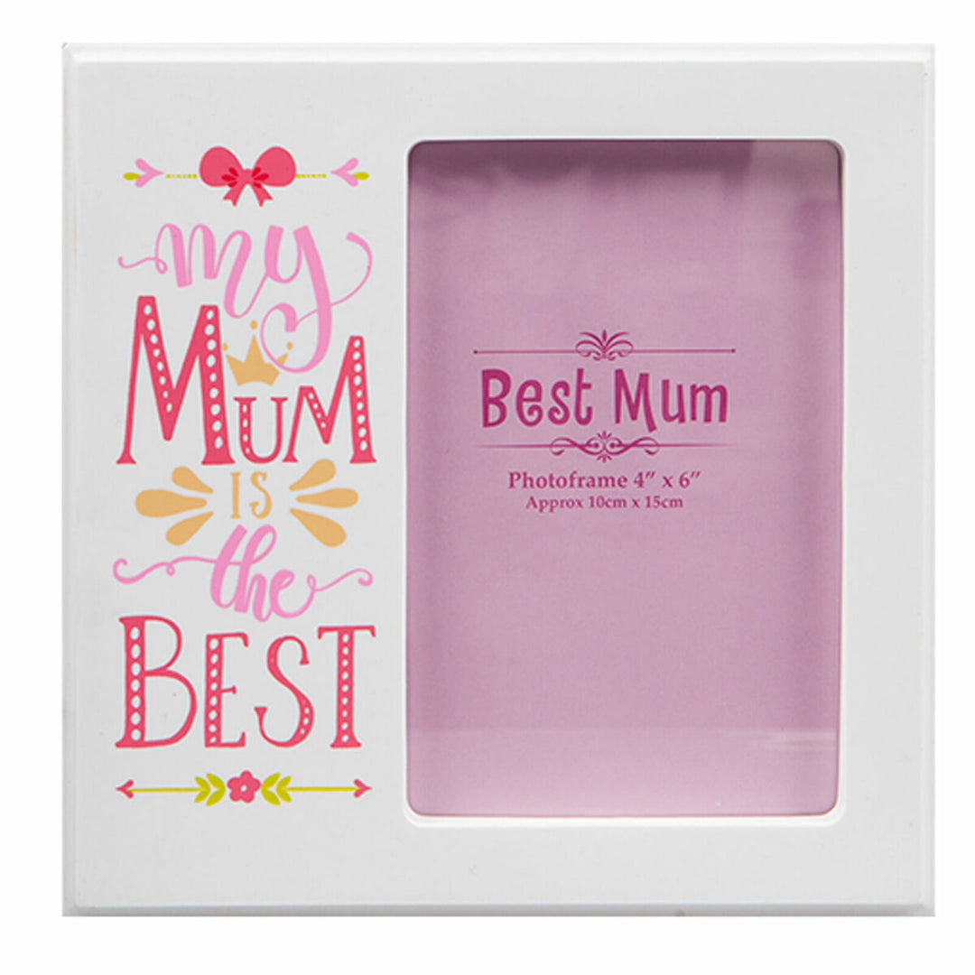 Mum Colour Printed Photo Frame 4" x 6"
