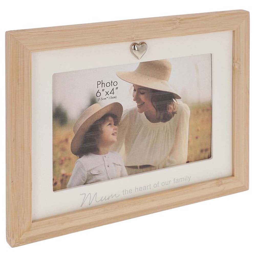 Shudehill Bamboo Mum Message Photo Frame 6" x 4"
