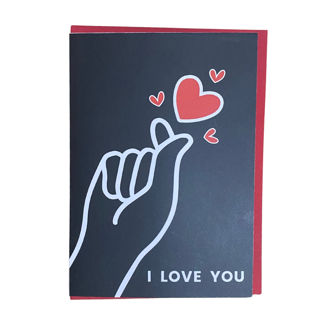 Love You Blank Birthday Greeting Card