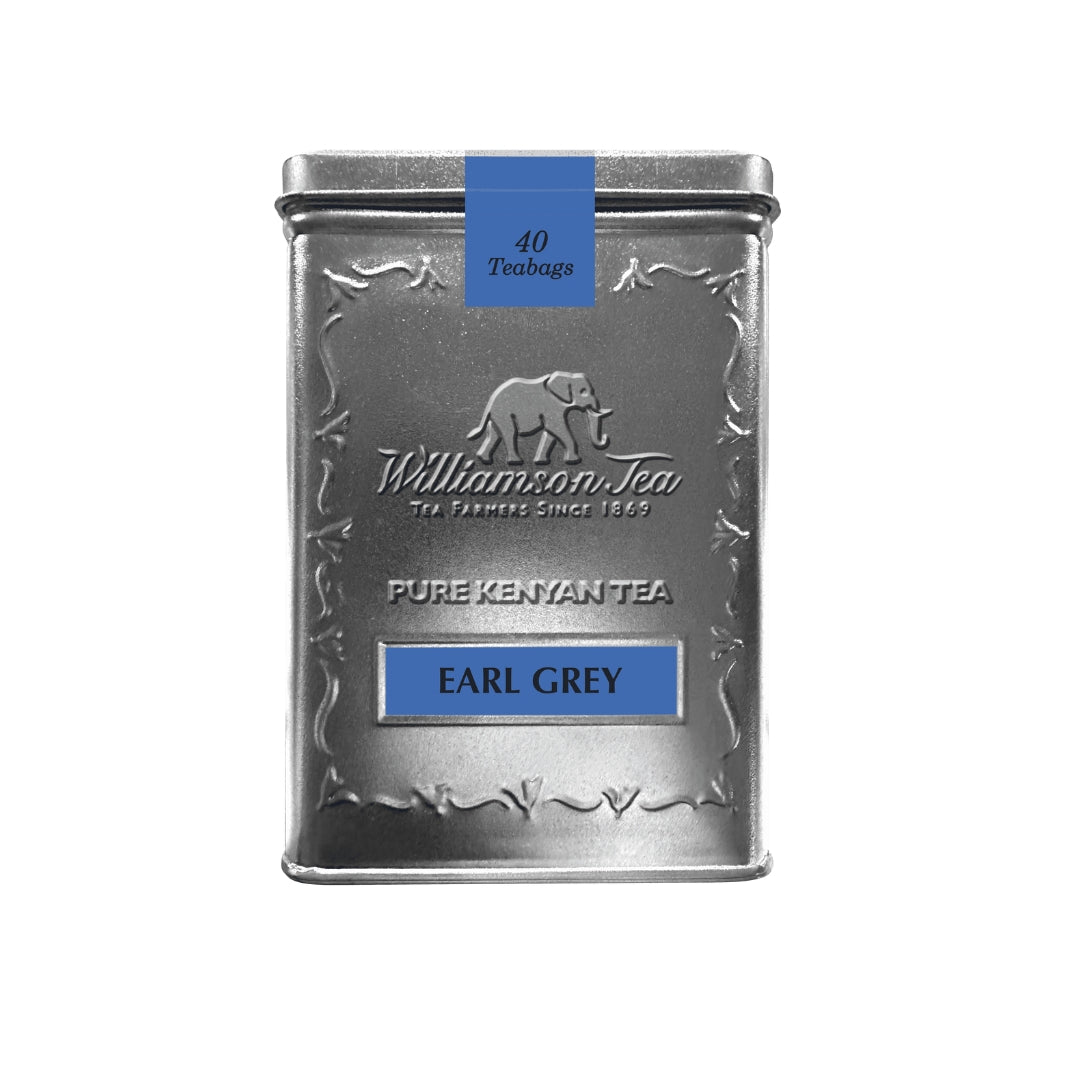 Williamson Tea Earl Grey Heritage Square Tin- 80g