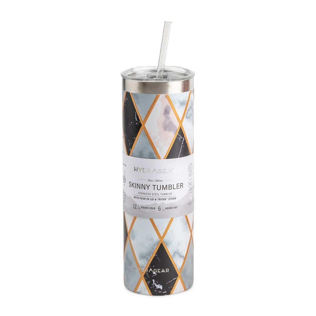 Hydragear Marble Skinny Travel Bottle- 30oz