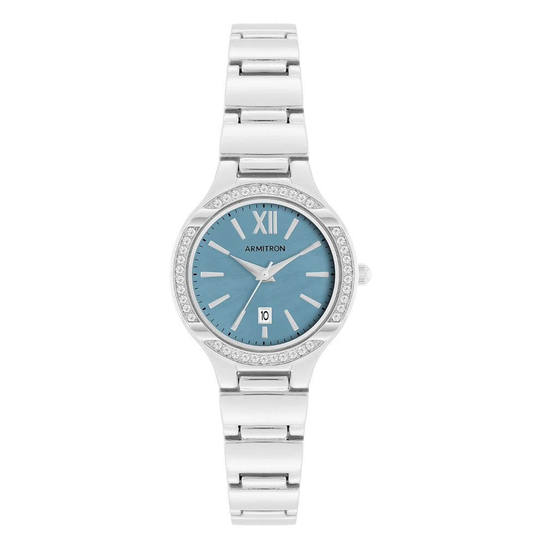 Armitron Quartz Chronograph Silver Female Wristwatch