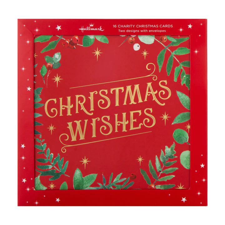 Charity Christmas Card - Pack of 16 in 2 Festive Designs