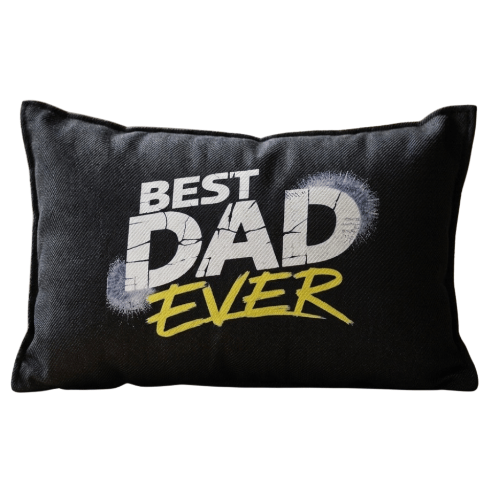 The "Best Dad Ever" Throw Pillow