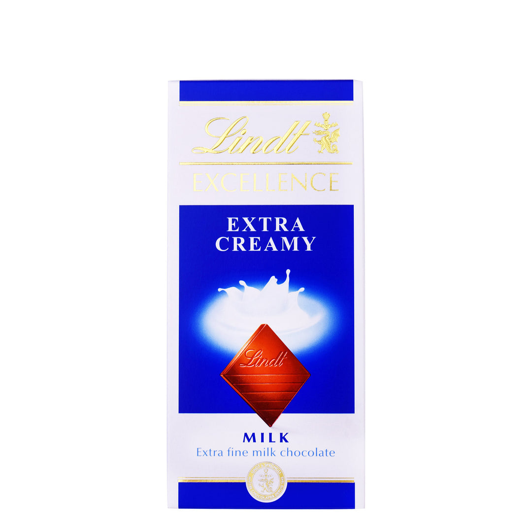 Lindt Excellence Milk Extra Creamy Chocolate Bar- 100g