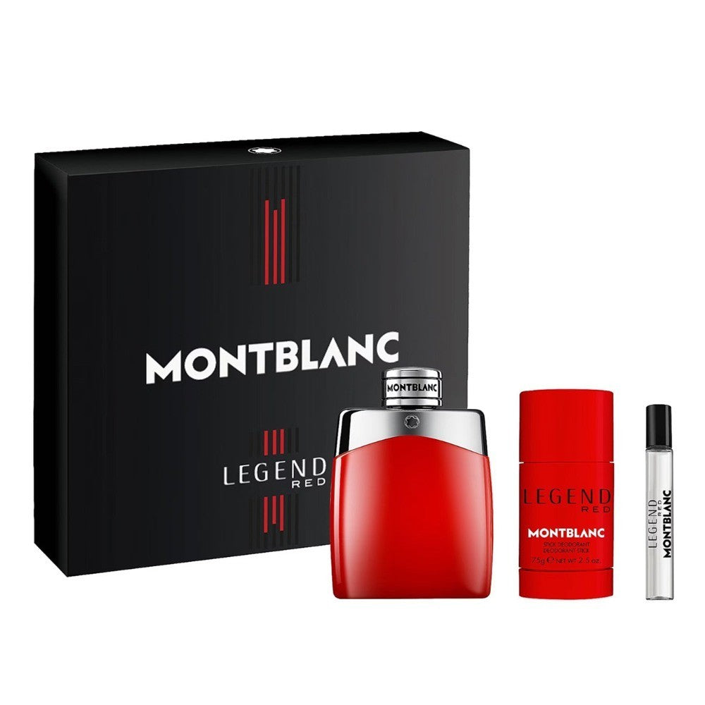 Mont Blanc Legend Red EDP 100ml Male 3pc Gift Set