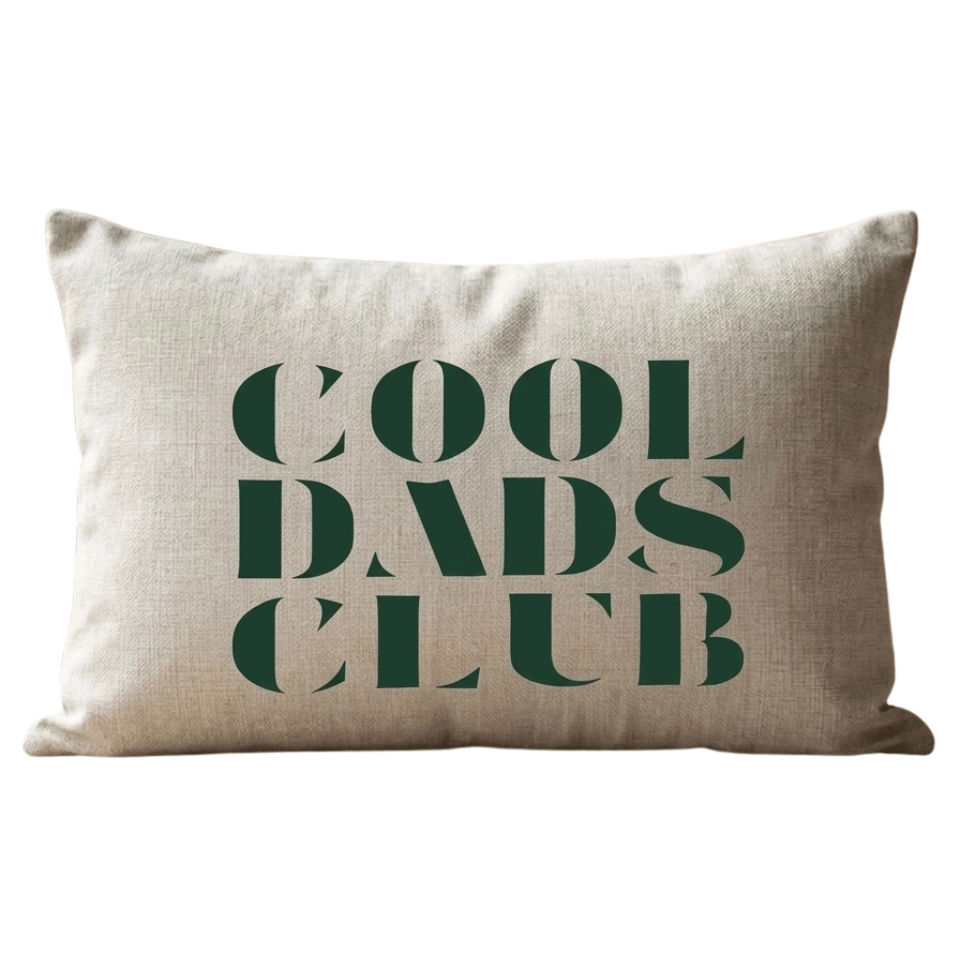 Cool Dads Club Throw Pillow