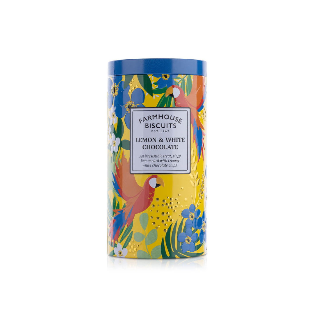 Farmhouse Tropical Lemon White Choc Biscuits- 200g