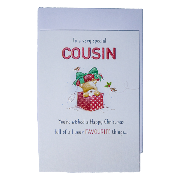 Christmas Greeting Card To A Very Special Cousin