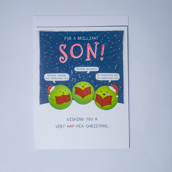 Christmas Greeting Card for Son