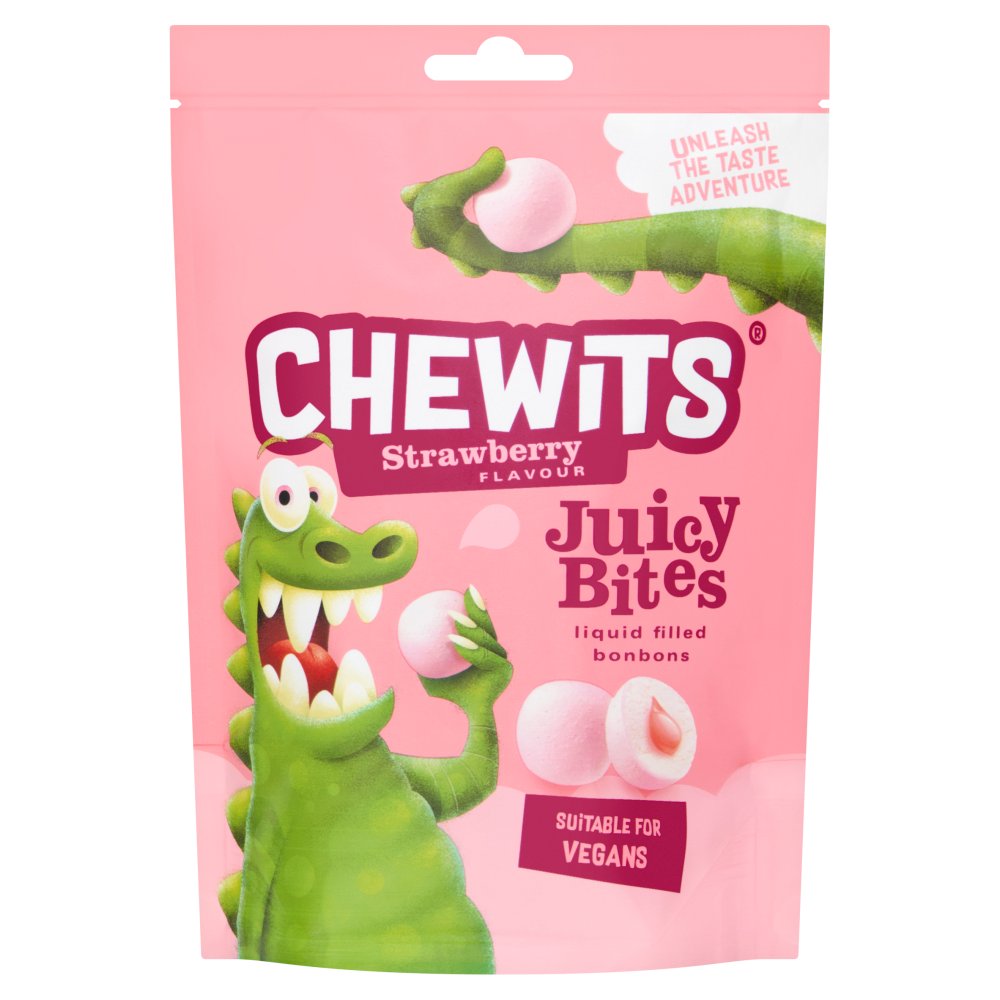 Chewits Strawberry Flavour Juicy Bites- 115g