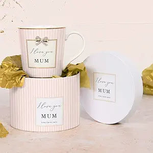 Lesser &amp; Pavey Madelaine By Hearts Designs I Love You Mum Mug