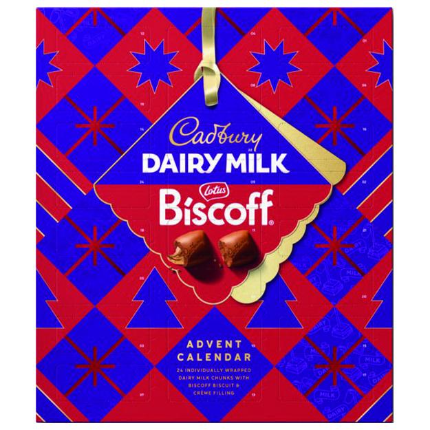 Cadbury Dairy Milk & Biscoff Advent Calendar- 236g