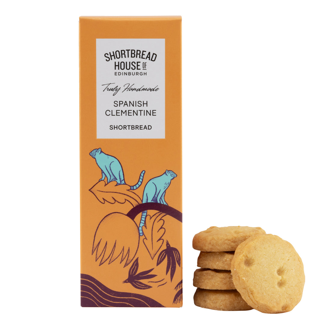 Shortbread Spanish Clementine Shortbread- 125g