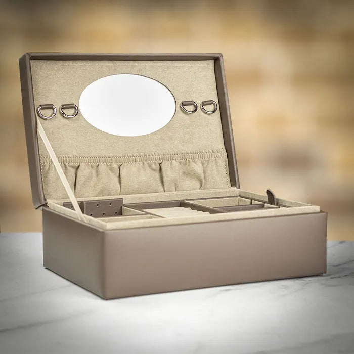 Mele &amp; Co. Tamara Mink Bonded Leather Jewelry Box