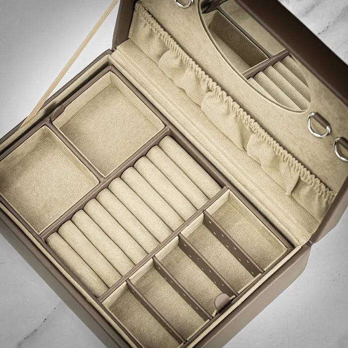 Mele &amp; Co. Tamara Mink Bonded Leather Jewelry Box