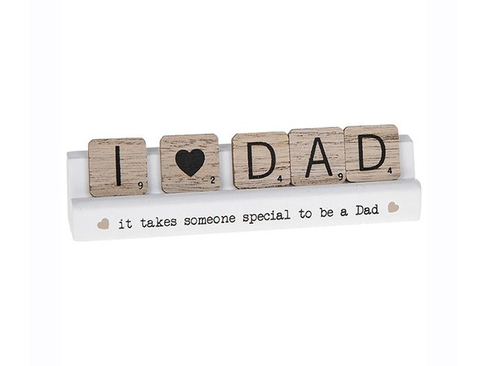 Dad Scrabble Table Plaque