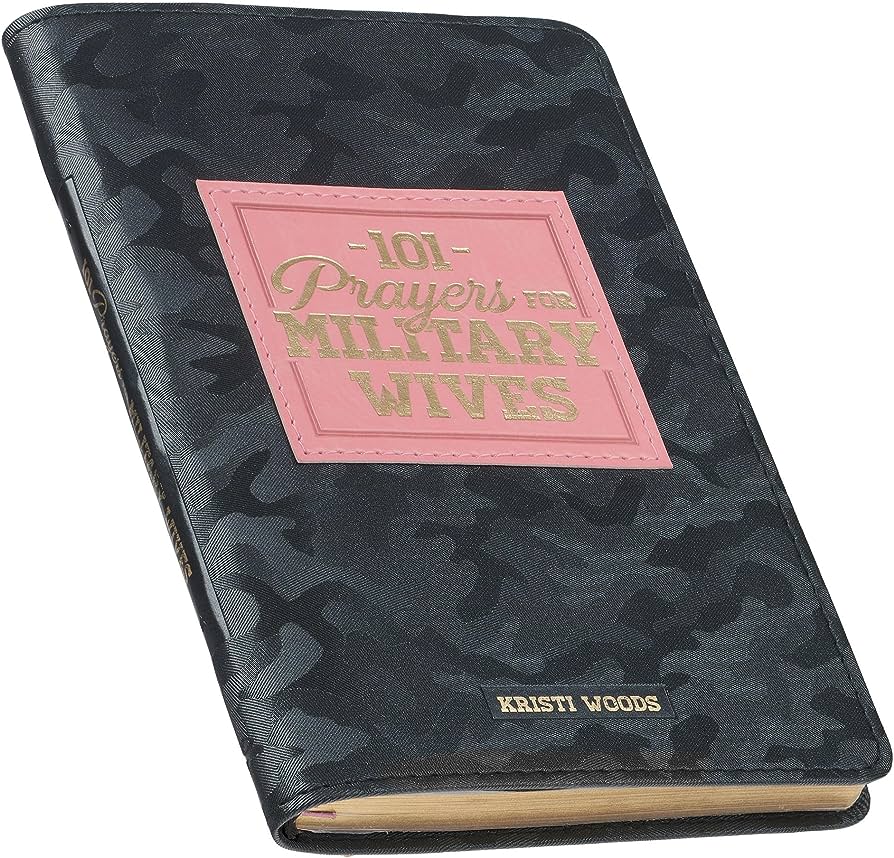 Prayers For Military Wives Leather Gift Book