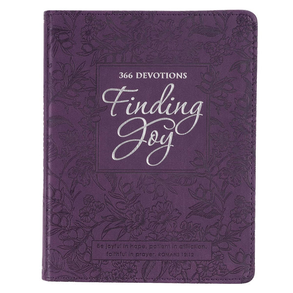 Finding Joy Faux Leather Devotional